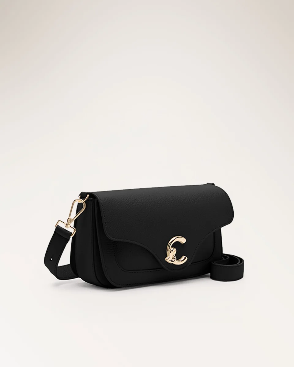 Handbag Grained Leather Noir - immagine 3