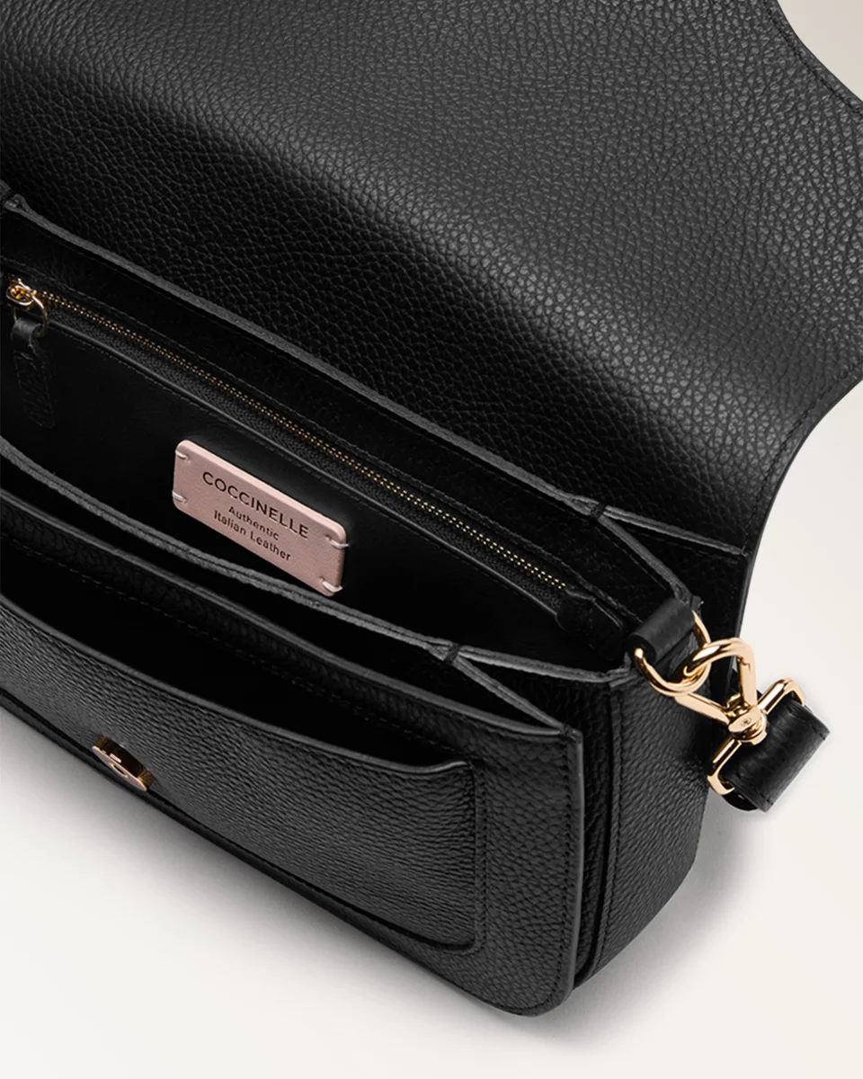 Handbag Grained Leather Noir - immagine 4