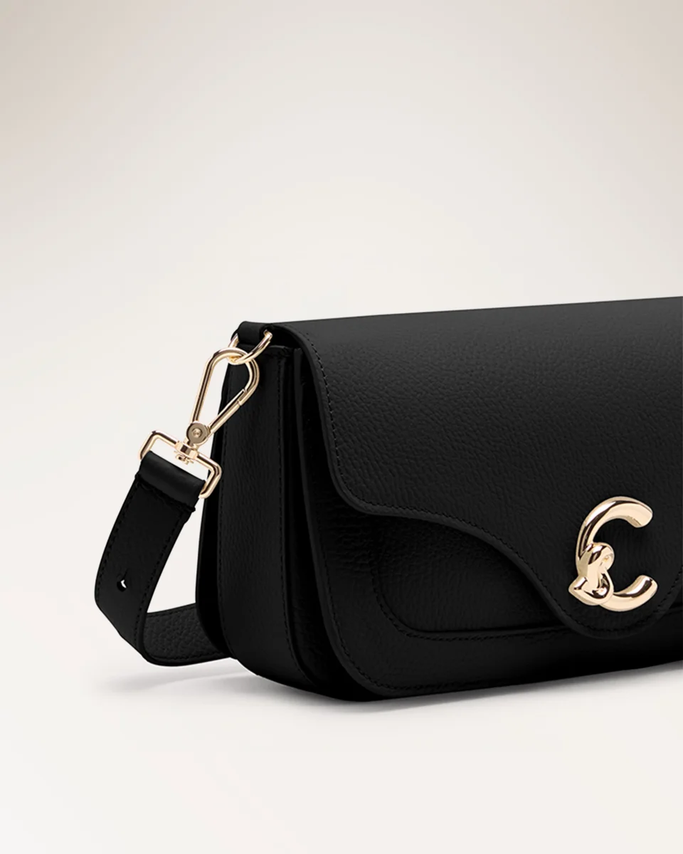 Handbag Grained Leather Noir - immagine 5