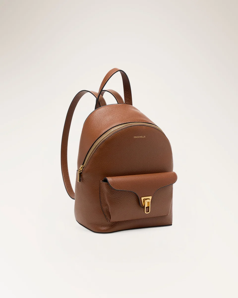 Handbag Grained Leather Cognac - immagine 3