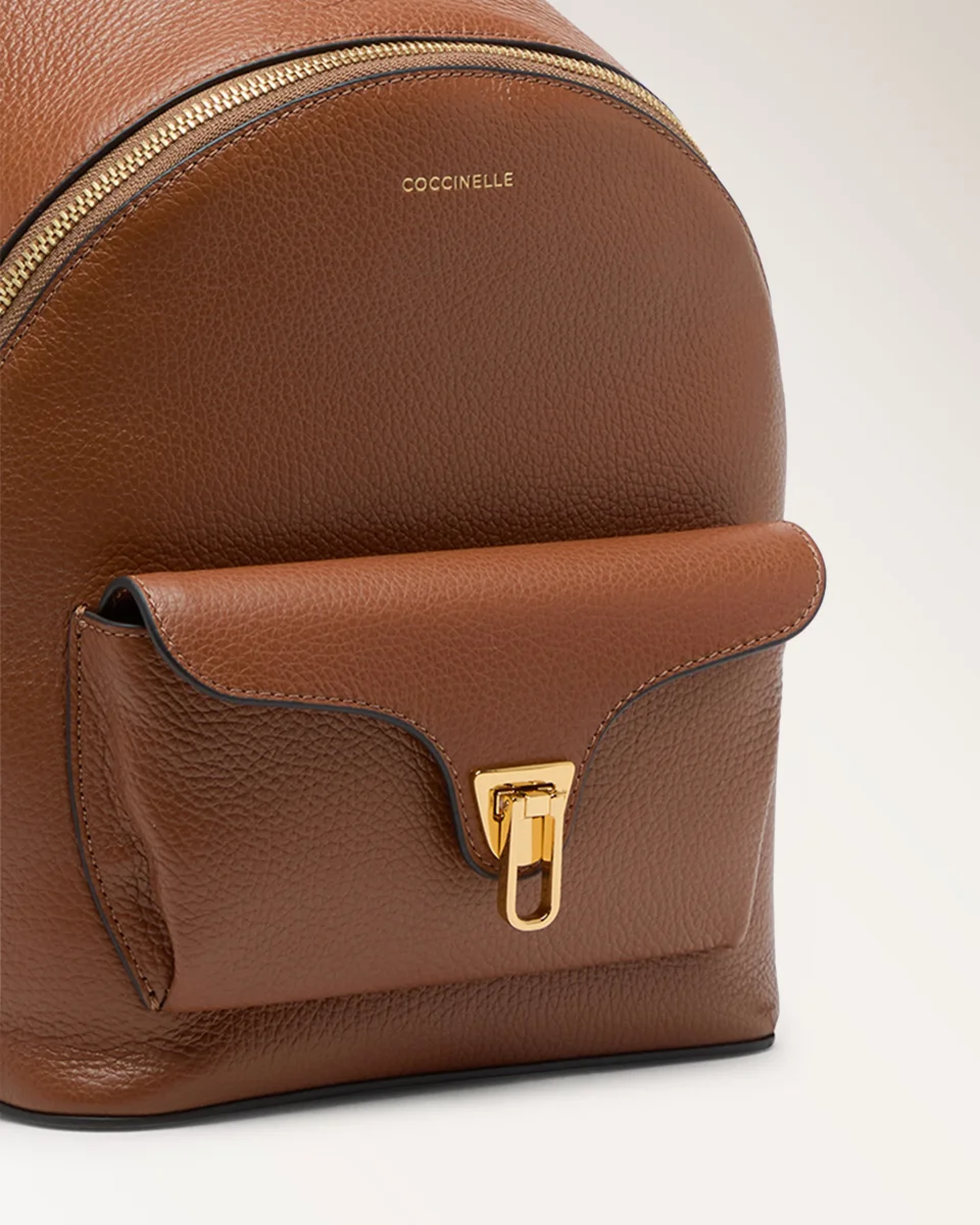 Handbag Grained Leather Cognac - immagine 6
