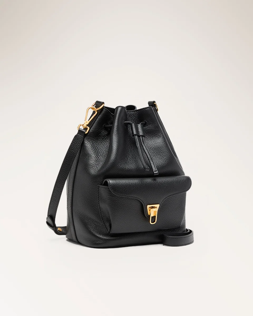 Handbag Grained Leather Noir - immagine 3