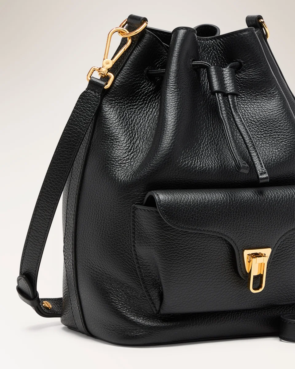 Handbag Grained Leather Noir - immagine 5