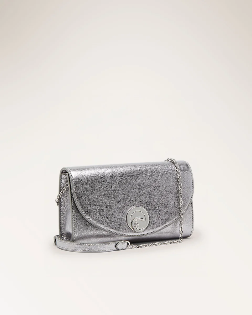 Handbag Smooth Leather Steel - immagine 3