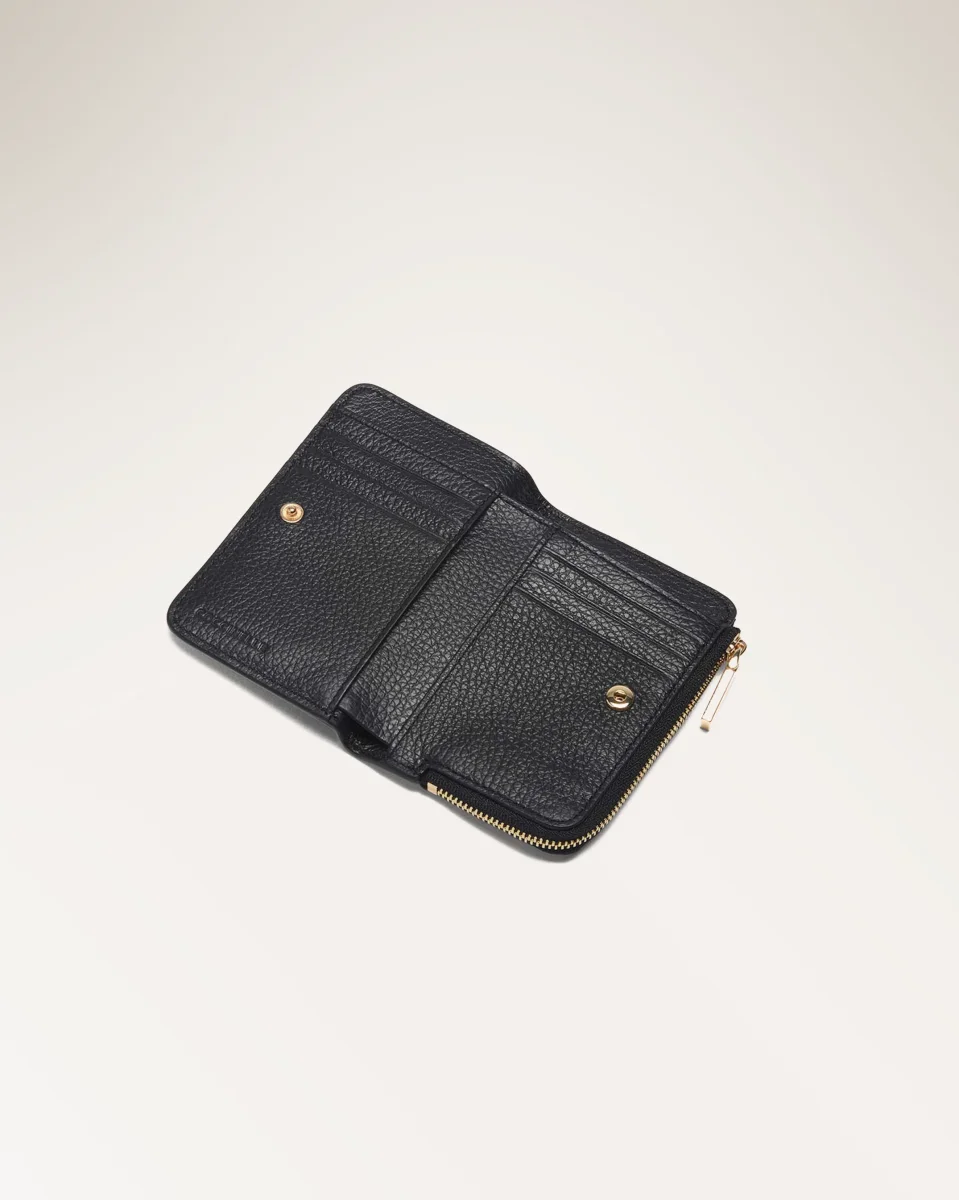 Wallet Grained Leather Noir - immagine 3
