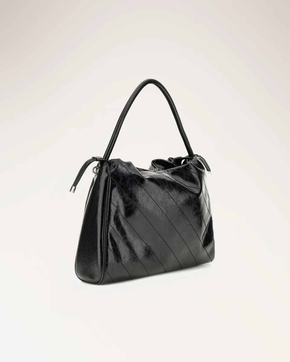 Amys Drawstring Tote Black - immagine 3