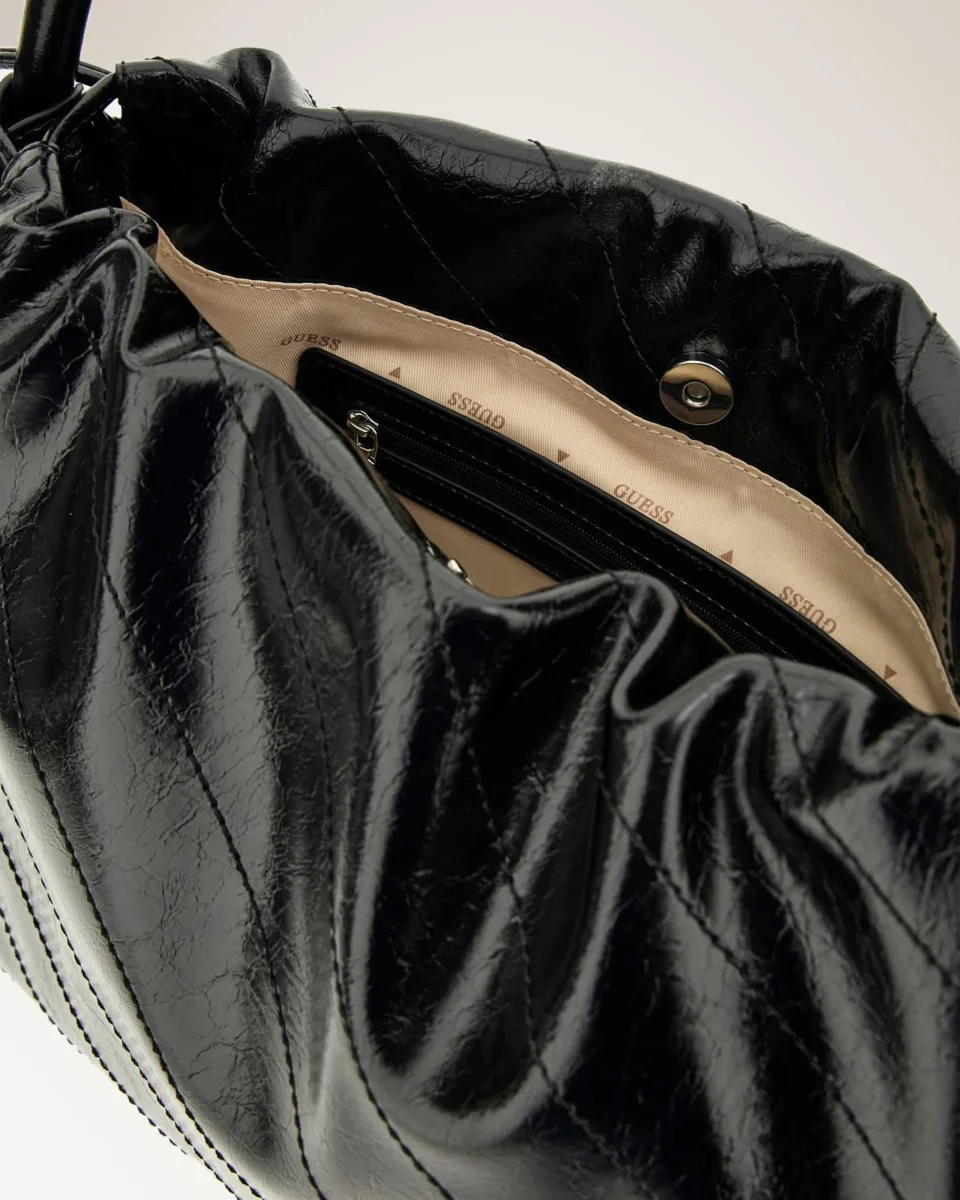 Amys Drawstring Tote Black - immagine 4