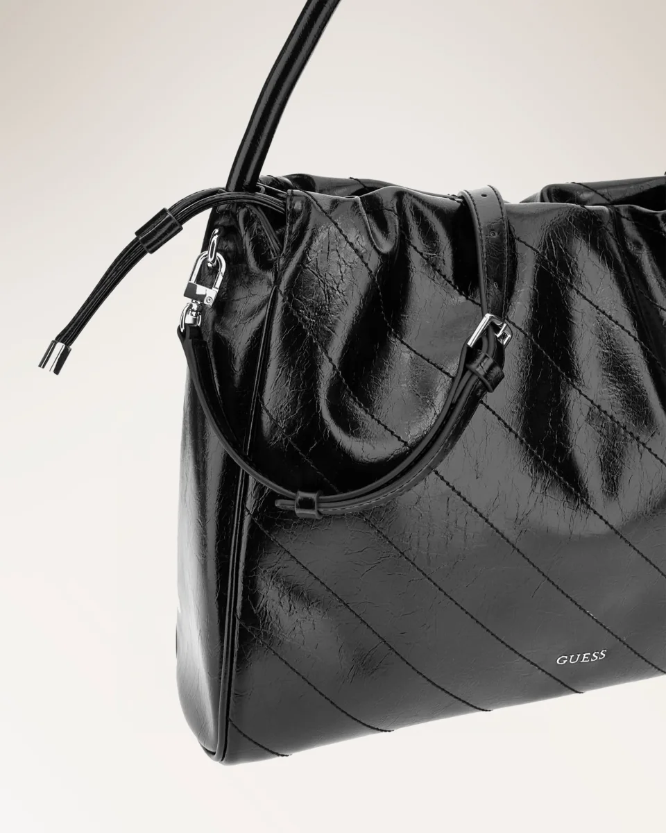 Amys Drawstring Tote Black - immagine 5