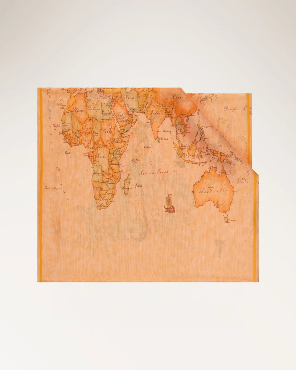 Sciarpa Geo Color 44 Arancia - immagine 2