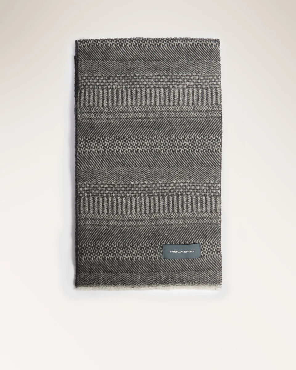 Sciarpa Uomo In Pura Lana 100% - immagine 2