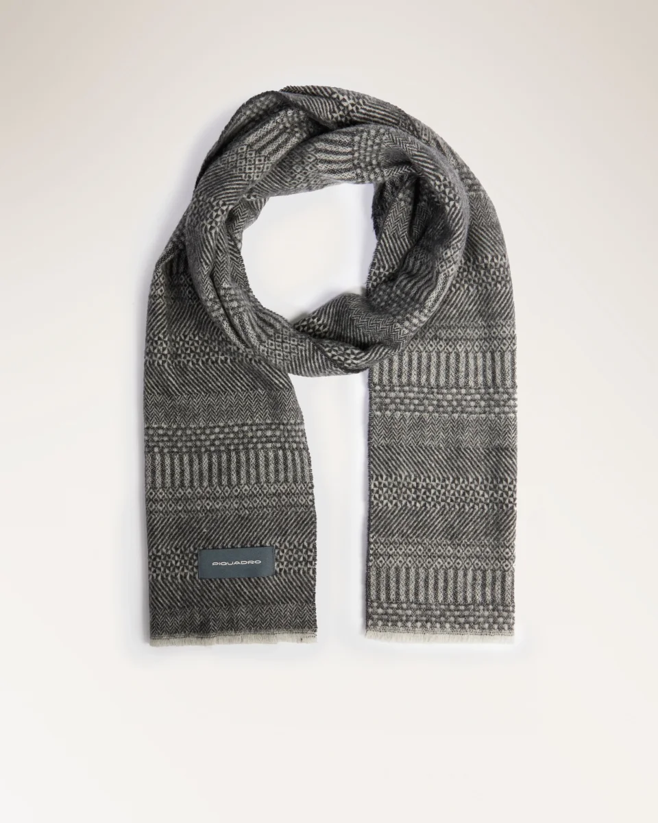 Sciarpa Uomo In Pura Lana 100% - immagine 3
