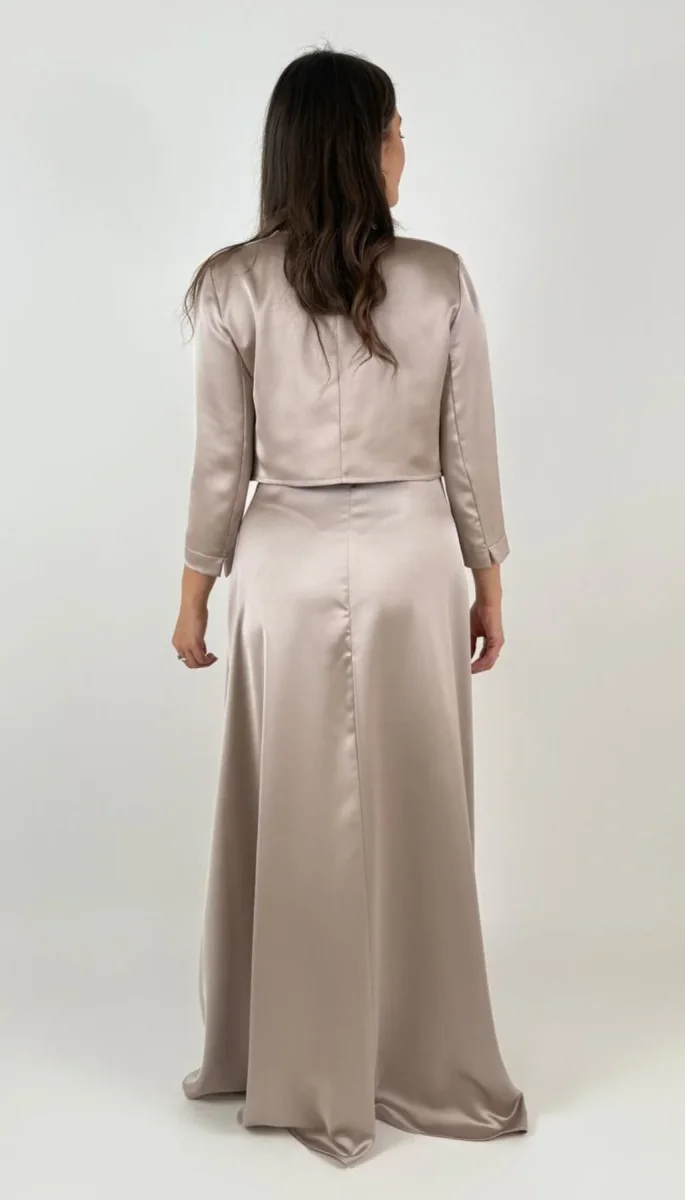 Abito Lungo Con Inserto In Tulle Donna - Rinascimento - immagine 9