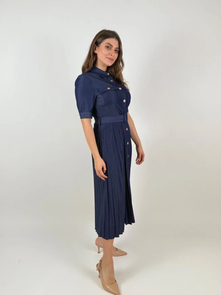 Abito regular modello chemisier midi Donna - Fracomina - immagine 5