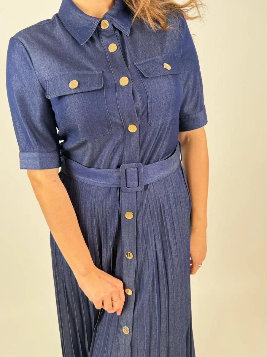 Abito regular modello chemisier midi Donna - Fracomina - immagine 7