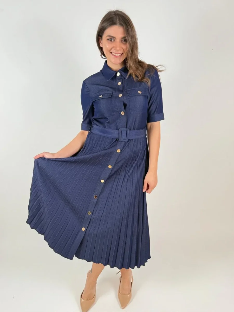 Abito regular modello chemisier midi Donna - Fracomina - immagine 4