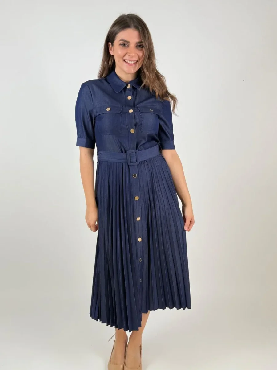 Abito regular modello chemisier midi Donna - Fracomina - immagine 2