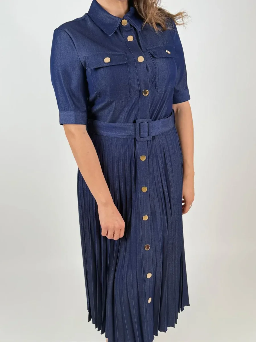 Abito regular modello chemisier midi Donna - Fracomina - immagine 3