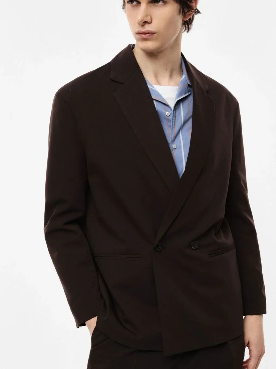 Blazer doppiopetto regular-fit tasche a filetto Uomo - Imperial - immagine 3