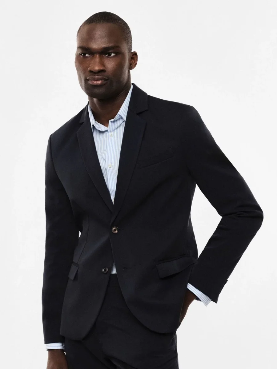Blazer regular-fit foderato con chiusura a bottoni Uomo - Imperial - immagine 2