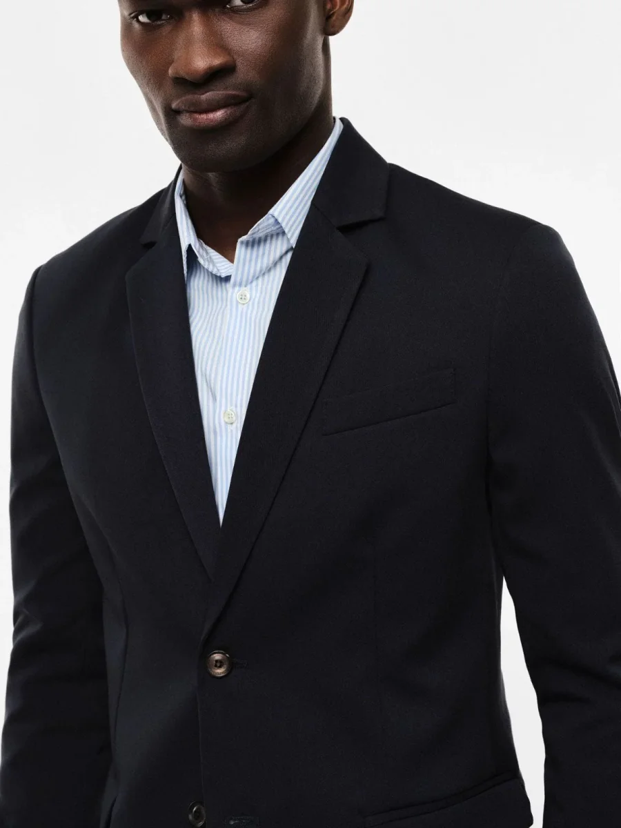 Blazer regular-fit foderato con chiusura a bottoni Uomo - Imperial - immagine 3