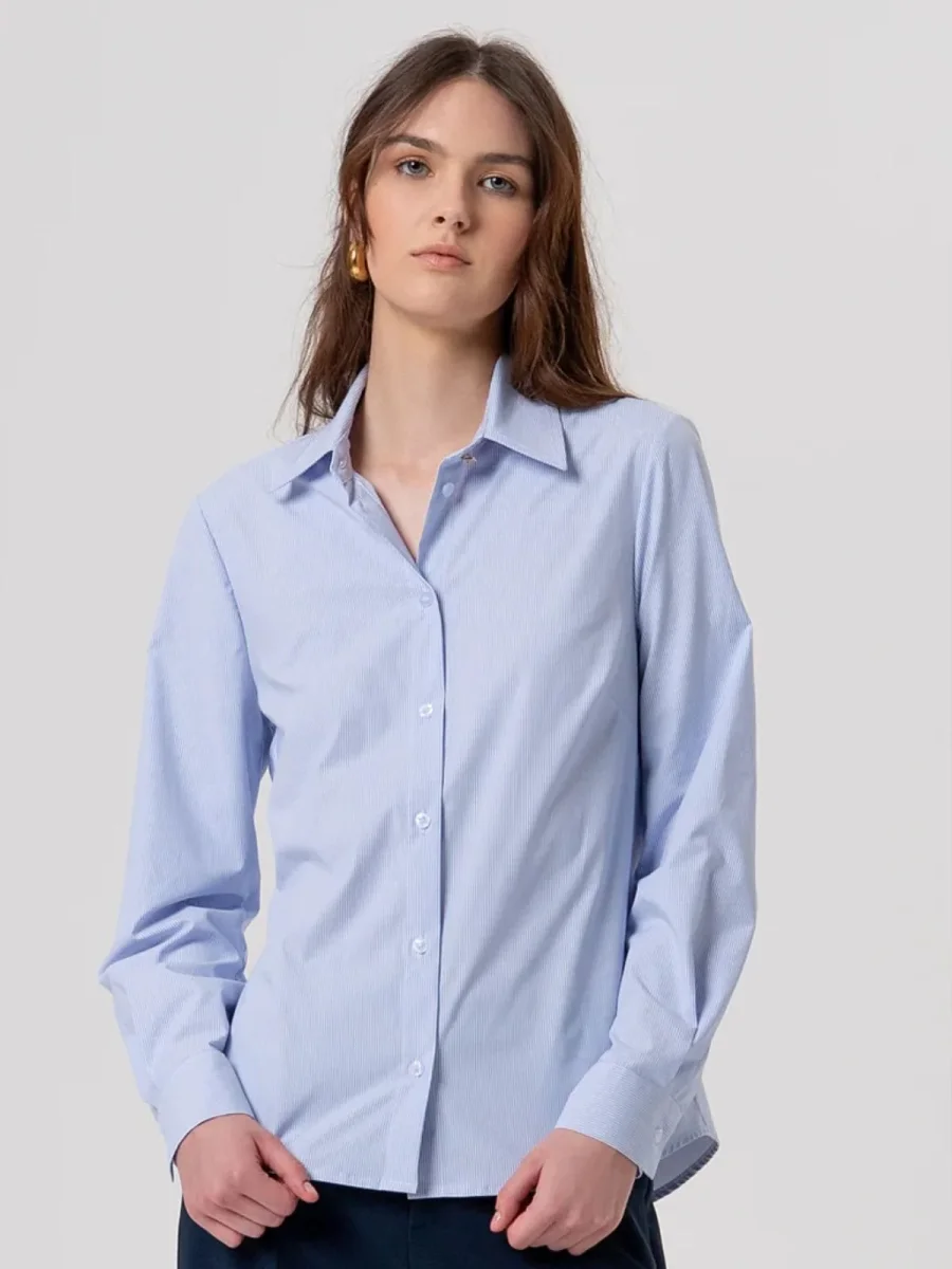 Camicia regular a righe Donna - Fracomina - immagine 2