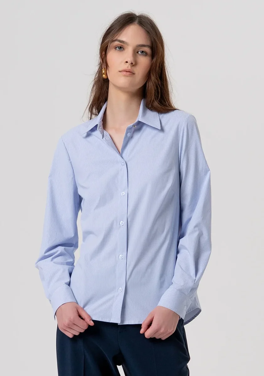 Camicia regular a righe Donna - Fracomina - immagine 4