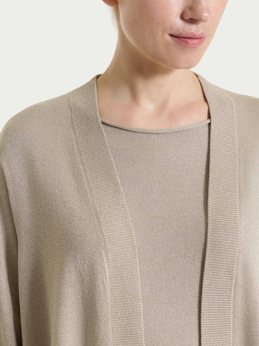 Cardigan aperto in Lurex Summertime Donna - Ragno - immagine 3