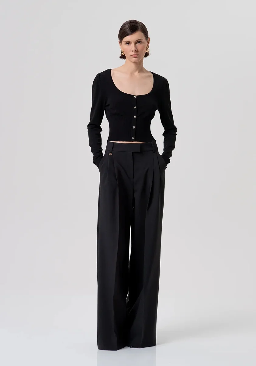 Cardigan cropped slim Donna - Fracomina - immagine 5