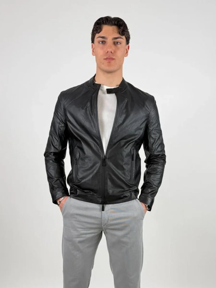 Giacca biker in similpelle Uomo - Gaudì Jeans - immagine 2