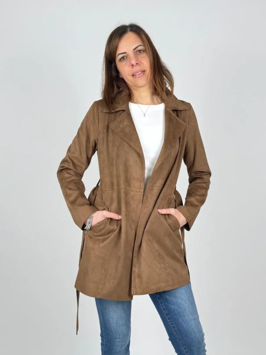 Giacca Trench Con Cintura,Tess. Softshell Donna - Yes Zee - immagine 5