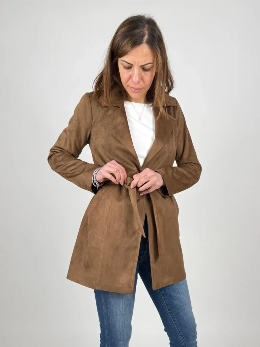 Giacca Trench Con Cintura,Tess. Softshell Donna - Yes Zee - immagine 3