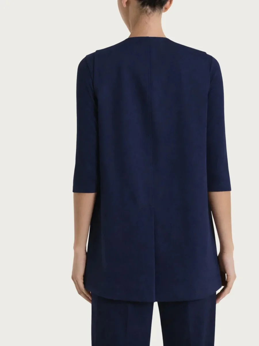 Gilet aperto in Compact Light Donna - Ragno - immagine 4