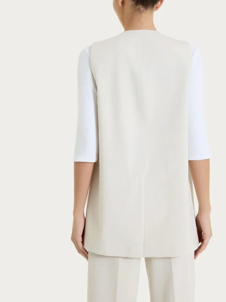 Gilet aperto in Compact Light Donna - Ragno - immagine 8