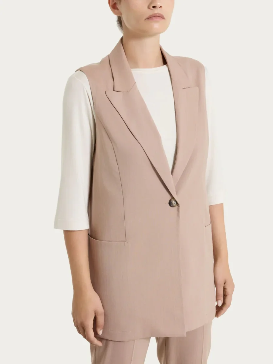 Gilet lungo in Super Natural Donna - Ragno - immagine 5