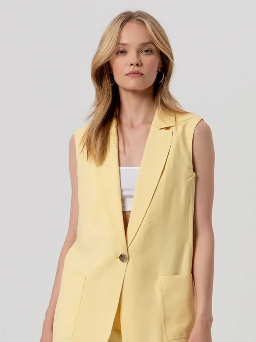 Gilet regular monopetto Donna - Fracomina - immagine 2