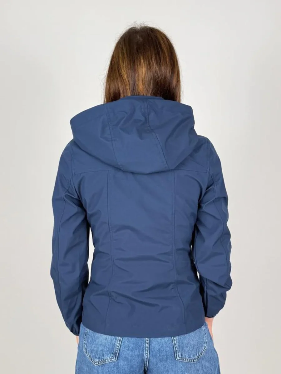 Giubbino In Softshell Sfoderato,Cappuccio Donna - Yes Zee - immagine 4