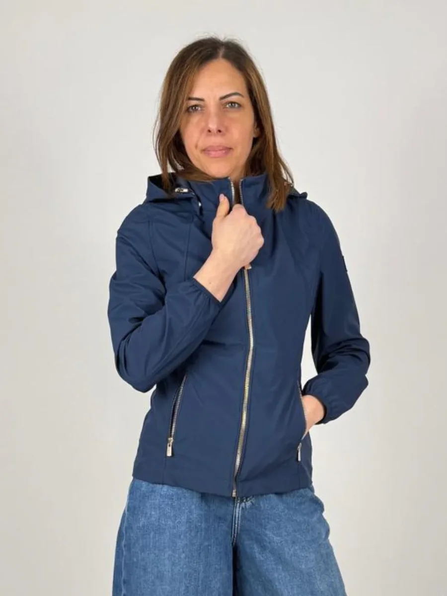 Giubbino In Softshell Sfoderato,Cappuccio Donna - Yes Zee - immagine 6