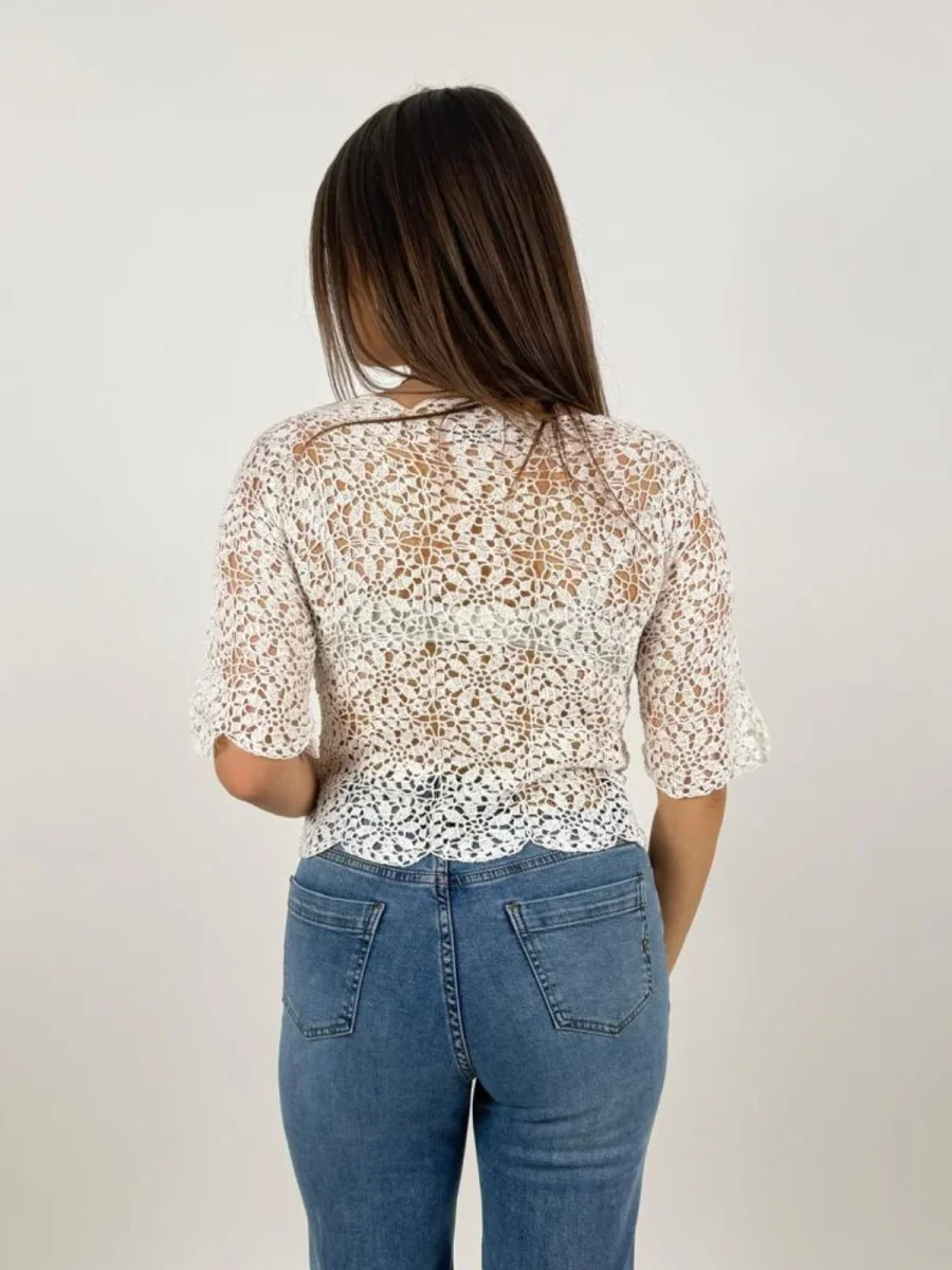 Maglia realizzata interamente a mano Donna - UncinettoArt - immagine 5