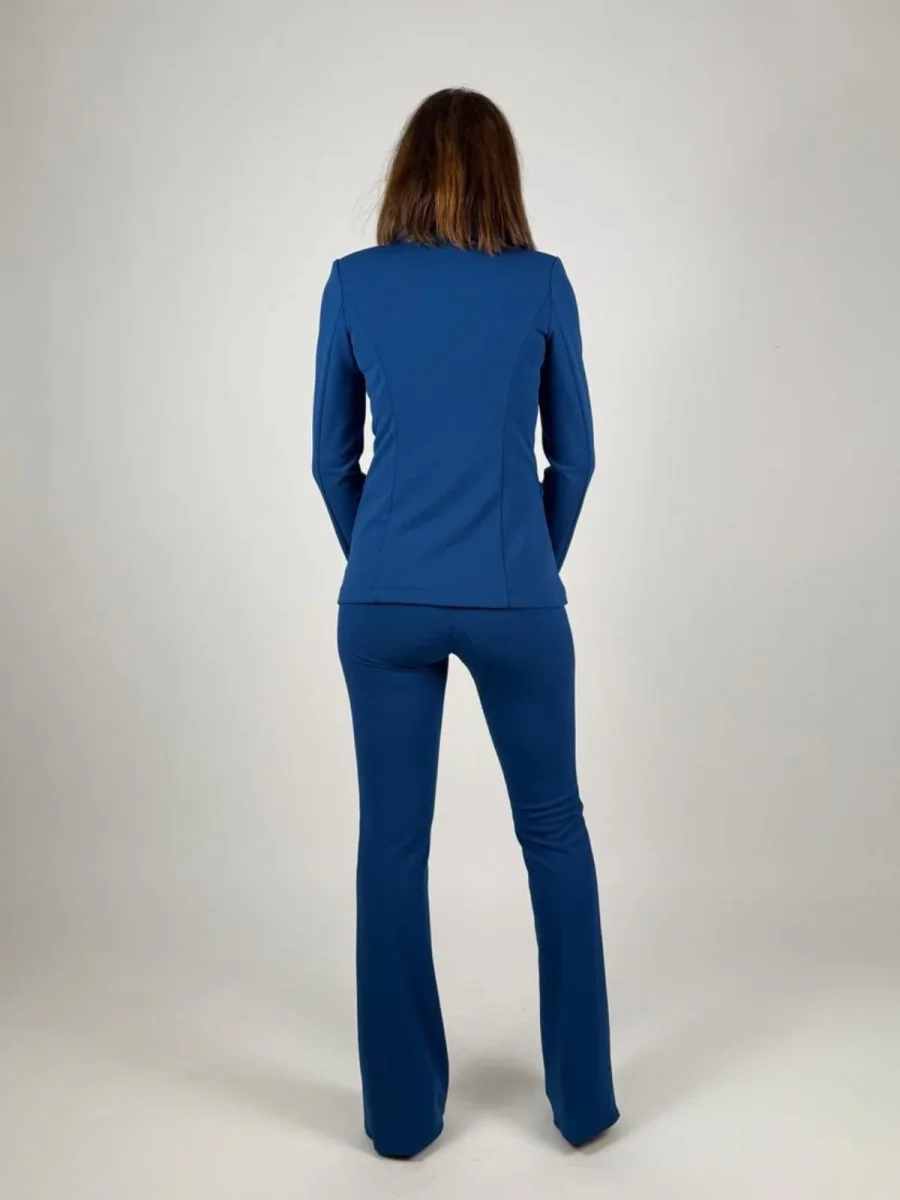 Pantalone a zampa in scuba crepe Donna - Rinascimento - immagine 7