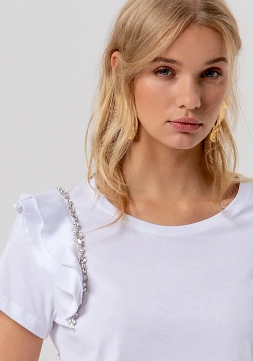 T-shirt regular in jersey di cotone Donna - Fracomina - immagine 3