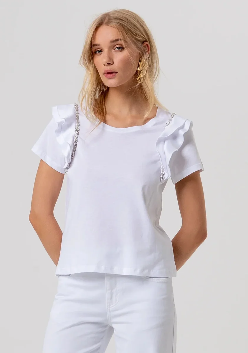 T-shirt regular in jersey di cotone Donna - Fracomina - immagine 2