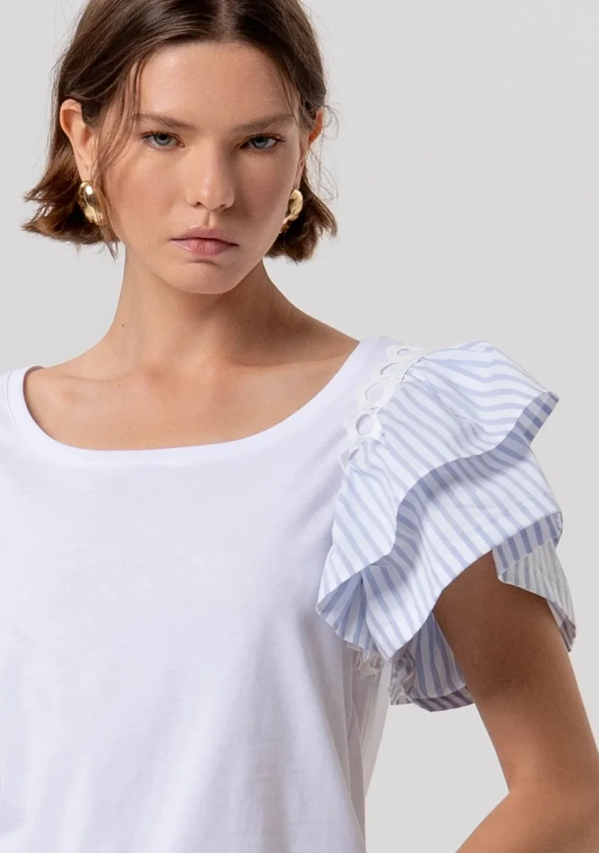 T-shirt regular in jersey Donna - Fracomina - immagine 3