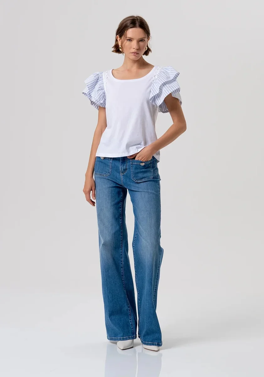 T-shirt regular in jersey Donna - Fracomina - immagine 5