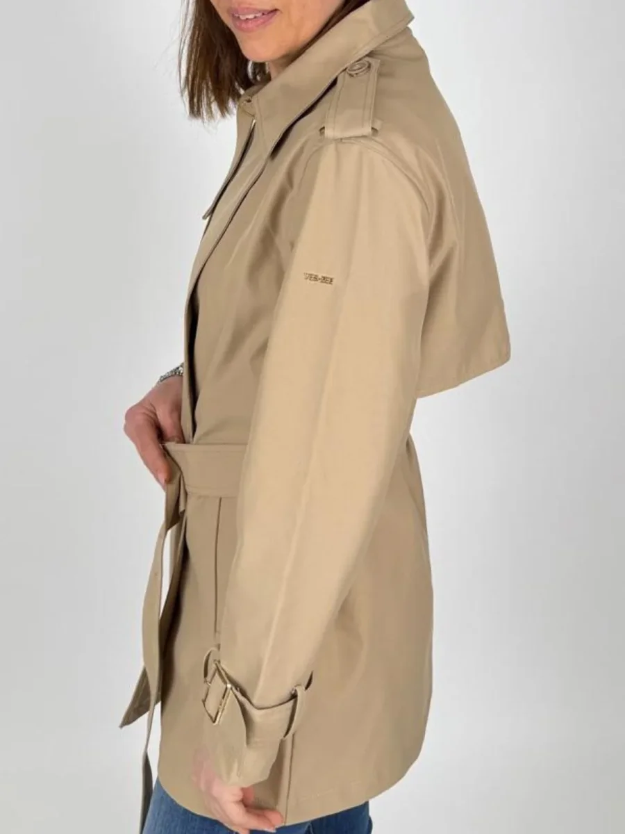 Trench Con Cintura Donna - Yes Zee - immagine 6