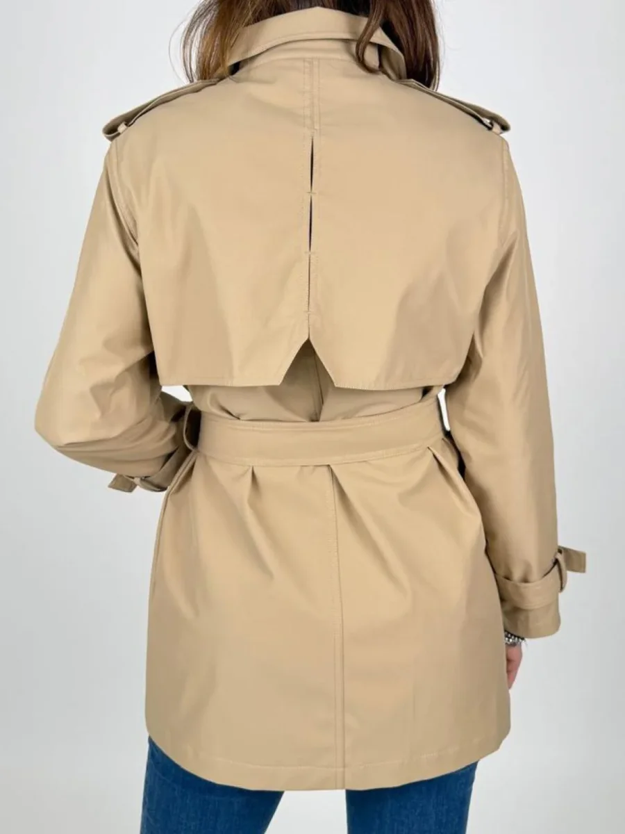 Trench Con Cintura Donna - Yes Zee - immagine 4