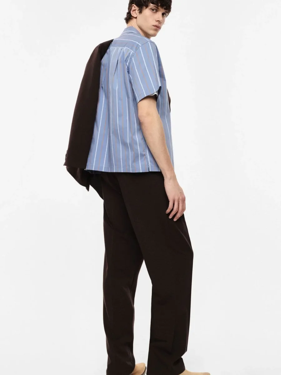 Trousers regular-fit pinces e chiusura con bottone Uomo - Imperial - immagine 4